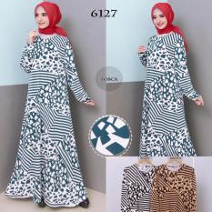 Baju Gamis Wanita Gamis Jumbo XXL Bahan Jersey Korea 6727