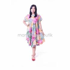 Baju Hamil Daster Hamil Menyusui Pelangi Payung Cantik - Pink