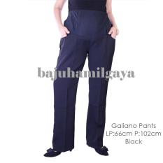 Baju Hamil Gaya - GALIANO PANTS BLACK - Celana Hamil / Celana Hamil Murah / Celana Kerja / Jeans Ibu Hamil / Celana Ibu Hamil / Celana Hamil Kerja / Baju Hamil Modis / Baju Hamil Modern / Celana Ibu Hamil Kerja / Baju Hamil Murah / Wanita / Kekinian / Lar