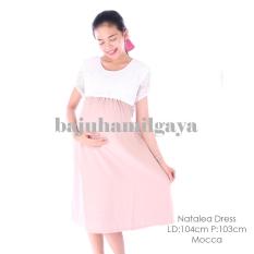 Baju Hamil Gaya Baju Hamil Pesta - NATALEA DRESS MOCCA - Dress Hamil / Baju Hamil Murah / Baju Ibu Hamil / Baju Wanita Hamil / Baju Hamil Kerja / Dress Hamil Pesta / Baju Kerja Hamil / Celana Hamil / Terusan Hamil / Daster Hamil / Harga Murah / Fashion