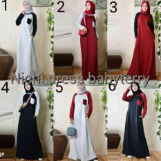 Baju Hangat / Gamis Sehari Hari / Dress Casual Murah : Nichi Dress