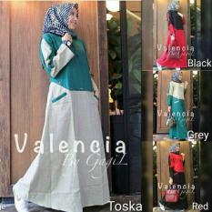 Baju Hijab Busui / Dres Menyusui / Grosir Gamis Murah : Valencia Dress