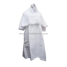 Baju Ihram Anak Perempuan/Gamis Putih Anak/Jubah Anak/Busana Muslim
