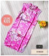 Baju Imlek Dress Cheongsam Anak Murah Warna Pink