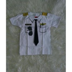 Baju Kaos anak Profesi Pilot -Aneka Ukuran
