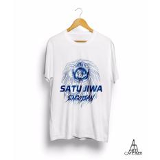 Baju Kaos AREMA SINGO EDAN SATU JIWA Antihero Cloth - PUTIH