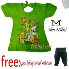 baju kaos atasan anak koleksi JUARA SHOPP ACC ukuran s m l ( 3 bulan sampai 3 tahun FREE 1 lenjing serut )