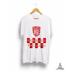 Baju Kaos BALI UNITED SERDADU TRIDATU Antihero Cloth - PUTIH 2