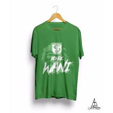 Baju Kaos BONEK PERSEBAYA Salam Satu Nyali WANI Antihero Cloth - Hijau