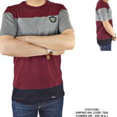 BAJU KAOS COWOK PRIA SURFING DISTRO VOLCOM 162 DISTROKLX01