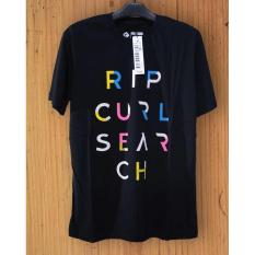 BAJU KAOS DISTRO SURFING RIPCURL BLACK 13 DISTROKLX01