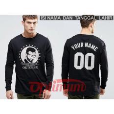Baju Kaos Lengan Panjang Lelaki Terbaik Nama Lahir Bulan Oktober - 355E6A