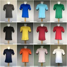 Baju Kaos Polos Cotton Combed 30S Murah Hitam Putih Biru Merah Dll - A95dd6