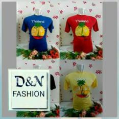 Baju Kaos Souvenir Katun Thailand