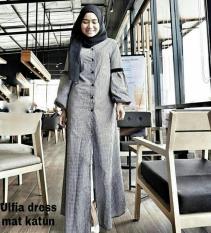 Baju Katun / Dress Busui / Gamis Menyusui / Hijab Murah : Ulfia Dress