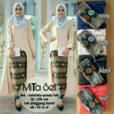 Baju Kebaya Batik Wanita Cotton / Balotely (Uk. M, L, XL ) - Mode Real Photo