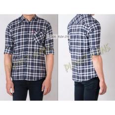 BAJU KEMEJA FLANEL PRIA / HEM FLANNEL COWOK MOTIF KOTAK-KOTAK SLIMFIT / FLEV