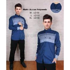 BAJU KEMEJA KOKO PRIA PALING LARIS BIRU