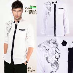 Baju Kemeja Koko Yudika - White (Putih)