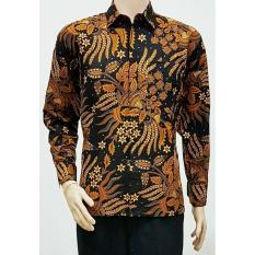 BAJU KEMEJA LENGAN PANJANG BATIK PRESIDEN- BAJU BATIK PRIA - BATIK SOLO/BATIK TERLARIS/TERMURAH
