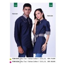 Baju Kemeja Pria (Couple Series) Garsel Fashion FDM 0841