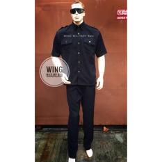 Baju Kemeja Safari Lengan Pendek Kualitas Jahitan Tailor - Ade56a