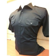 Baju Kerja/ Seragam/ Kemeja Kerja Putih dan Hitam PNS- Honorer- Security