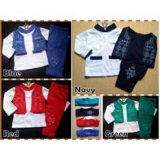 Baju Koko Anak Bayi Bordir Vest / Rompi
