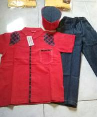 Baju Koko Anak Merk Cutetrik 3-6th Merah
