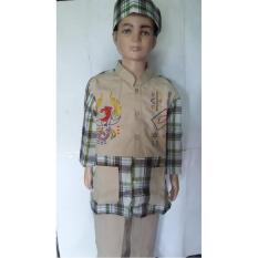 Baju Koko Anak Muslim Kain Katun Murni