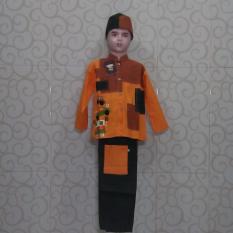 Baju Koko Anak Premium ST13 - Orange