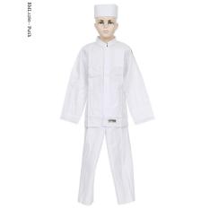 Baju Koko Anak Setelan Baju dan Celana Plus Topi