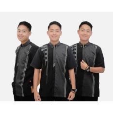 Baju Koko Modern Simpel Berkualitas - Hitam Elegan