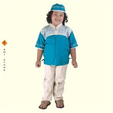 Baju Koko Panjang Anak Laki-Laki Umur 4 - 8 Tahun CSG 250-535 Toska