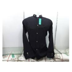 Baju Koko Pria Jasko Jas Koko Polos Hitam Al Muttaqin Collection