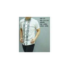 BAJU KOKO PRIA SLIM FIT LENGAN PENDEK MODERN ODF137