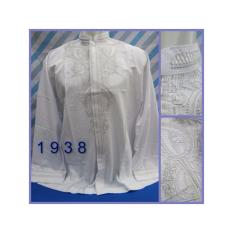 Baju Koko Putih lengan OBLONG full disain simetris 1938 SIMPEL ELEGAN