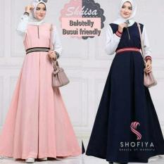 Baju Menyusui / Gamis Busui / Long Dress / Hijab Murah : Shisa Dress