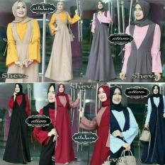 Baju Menyusui Murah / Gamis Busui / Grosir Hijab Terbaru : Sheva Dress