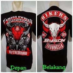Baju Motor Kaos Yamaha Byson Bonus Stiker Yb003