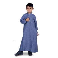 Baju Muslim Anak Laki Laki Gamis Koko - Biru Misty KGIB01
