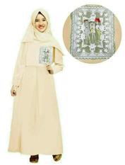 Baju Muslim Anak Zahra Syari Kid Cream Pakaian Hijab Gamis Anak