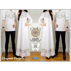 Baju Muslim Couple elegant putih