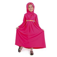 Baju Muslim Gamis Anak Perempuan Pink Lucu Simple Murah BAJU ANAK WANITA BAJU MUSLIM