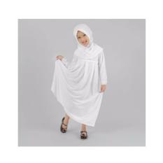 Baju Muslim Gamis Anak Perempuan Warna Putih Lucu Simple