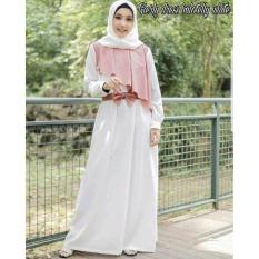 BAJU MUSLIM GAMIS GIERLY DRESS GAMIS BALOTELLY PUTIH