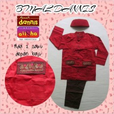 Baju Muslim No.9 Maroon Dannis