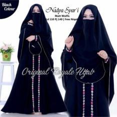 Baju Muslim Original Gamis Nadya Syari Dress Baju Panjang Muslim Casual Wanita Pakaian Hijab Modern Modis Trendy Terbaru 2018