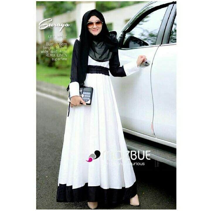 Baju Muslim Original Gamis Suraya Dress Baju Panjang