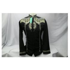 Baju Muslim Pria Baju Koko Jasko Jas Koko Hitam Lengan Panjang JKH 143